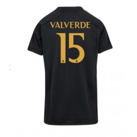 Real Madrid Federico Valverde #15 Tredje Kläder Dam 2023-24 Kortärmad